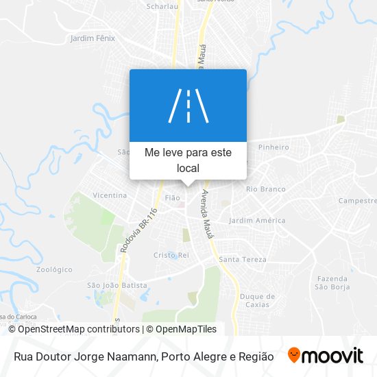 Rua Doutor Jorge Naamann mapa