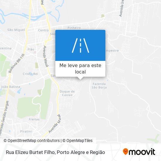 Rua Elizeu Burtet Filho mapa