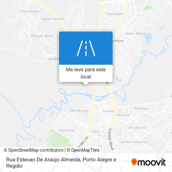 Rua Estevan De Araújo Almeida mapa