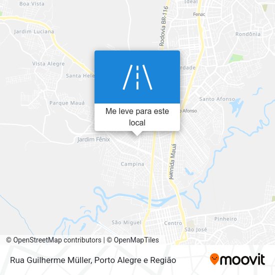 Rua Guilherme Müller mapa