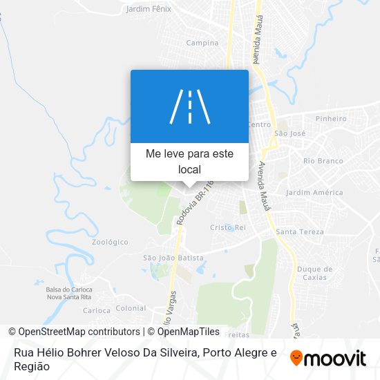 Rua Hélio Bohrer Veloso Da Silveira mapa