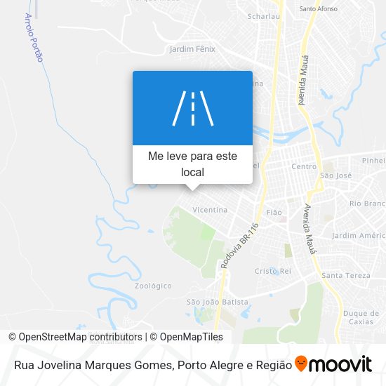 Rua Jovelina Marques Gomes mapa