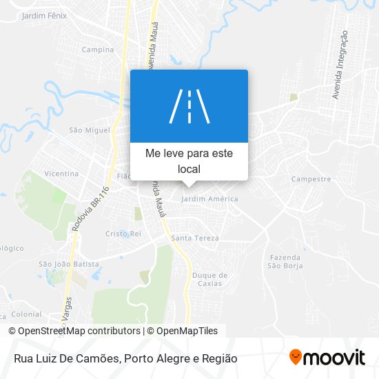 Rua Luiz De Camões mapa