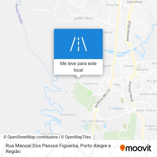 Rua Manoel Dos Passos Figuerôa mapa