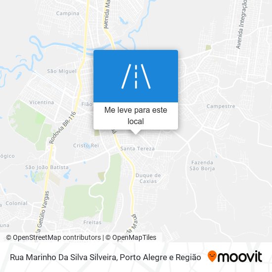 Rua Marinho Da Silva Silveira mapa