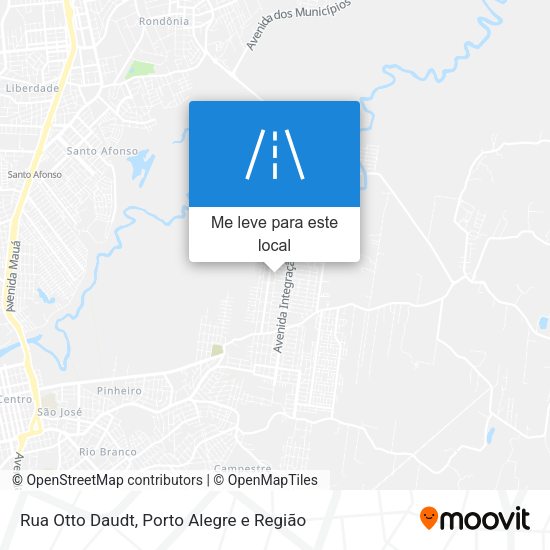 Rua Otto Daudt mapa