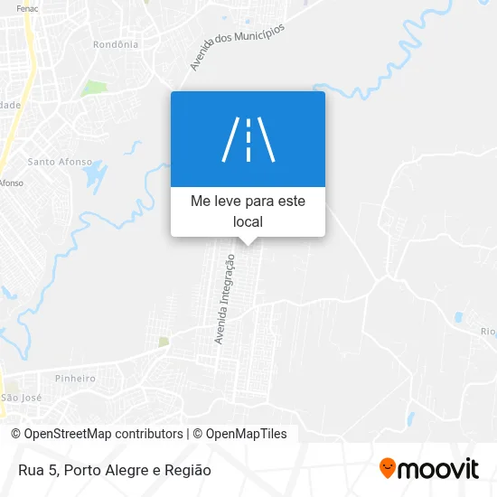 Rua 5 mapa