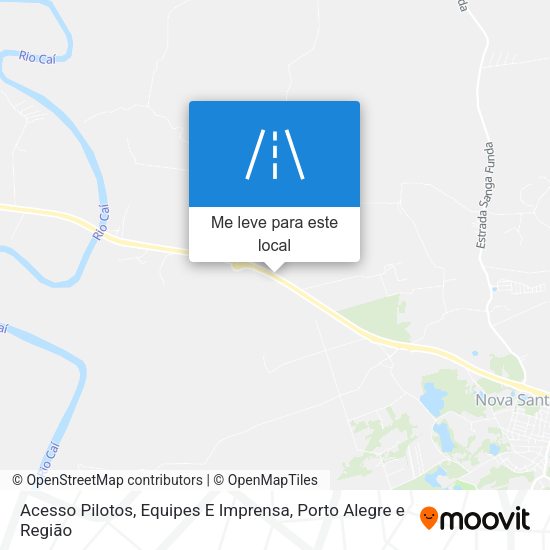 Acesso Pilotos, Equipes E Imprensa mapa