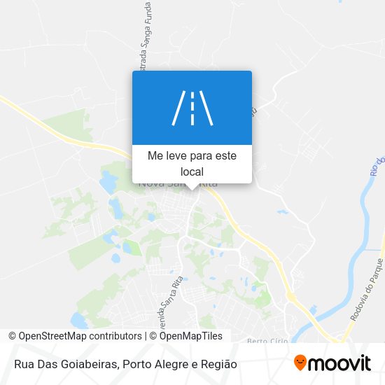 Rua Das Goiabeiras mapa