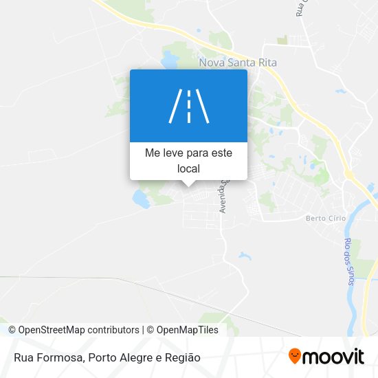 Rua Formosa mapa