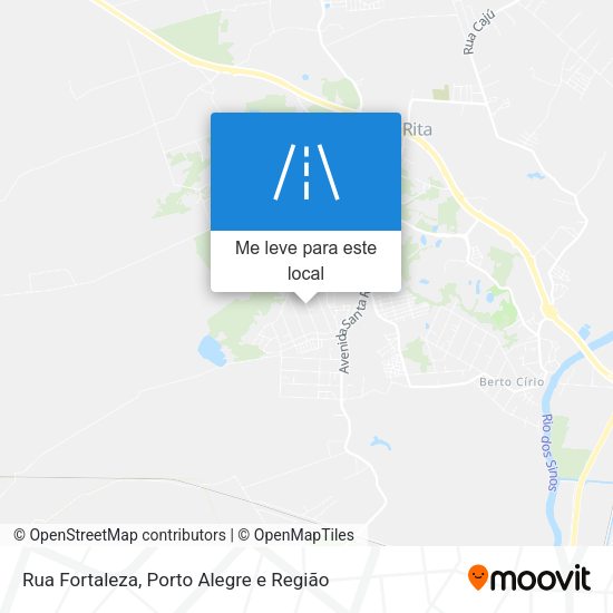 Rua Fortaleza mapa
