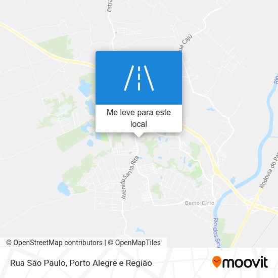 Rua São Paulo mapa