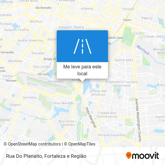 Rua Do Planalto mapa