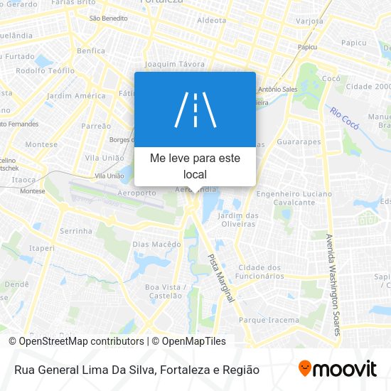 Rua General Lima Da Silva mapa