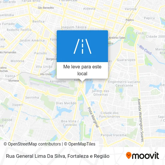 Rua General Lima Da Silva mapa