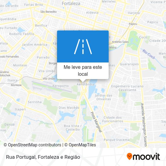Rua Portugal mapa