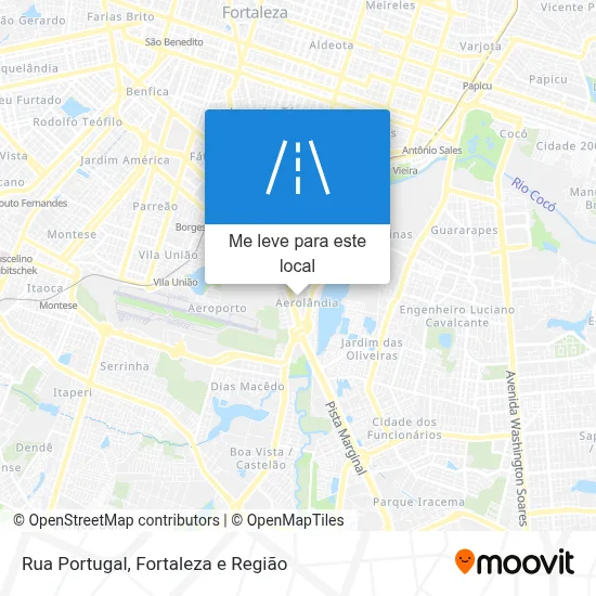 Rua Portugal mapa