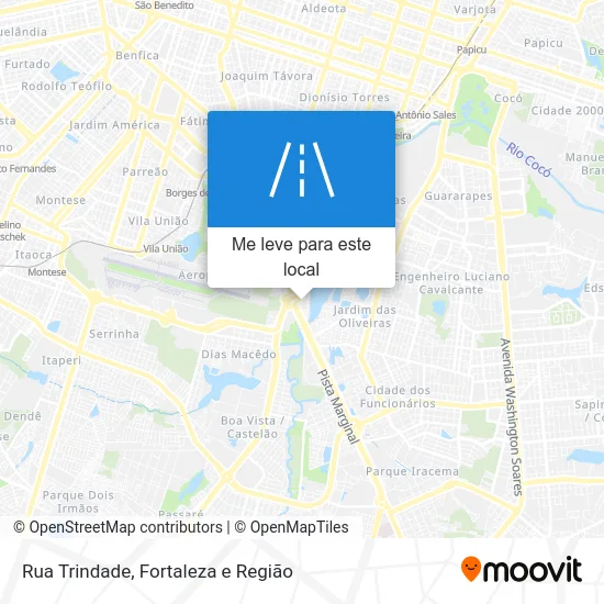 Rua Trindade mapa