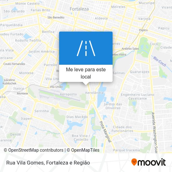 Rua Vila Gomes mapa