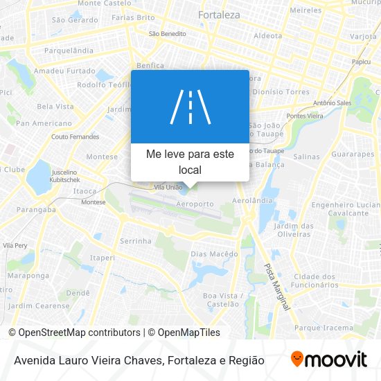 Avenida Lauro Vieira Chaves mapa