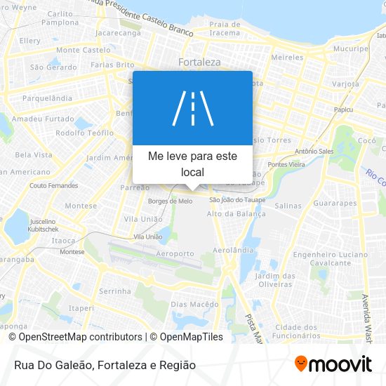 Rua Do Galeão mapa