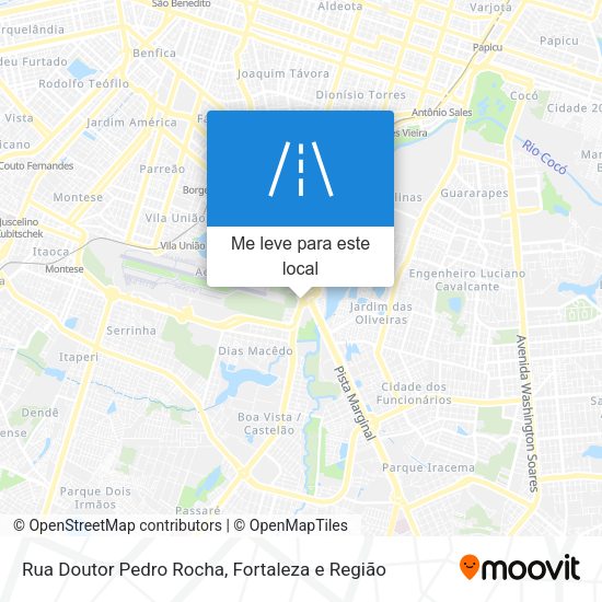 Rua Doutor Pedro Rocha mapa