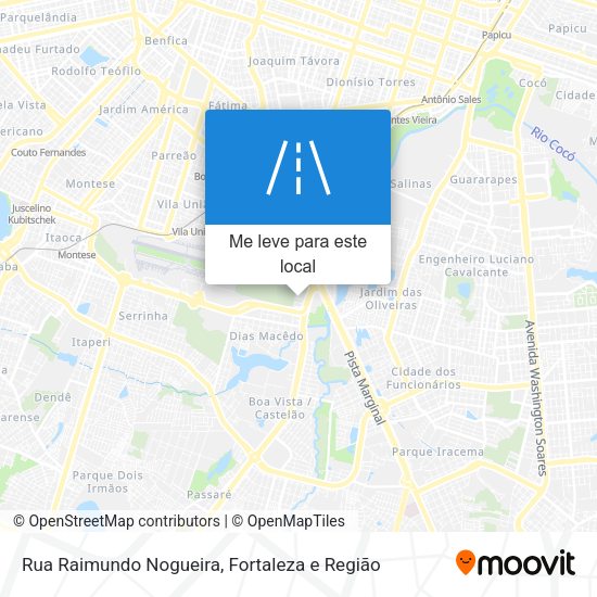 Rua Raimundo Nogueira mapa