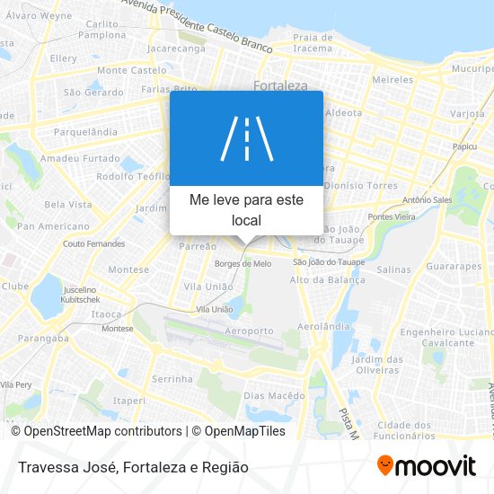 Travessa José mapa