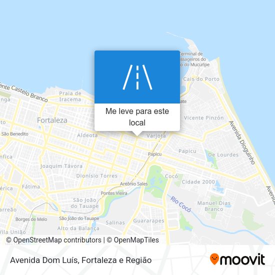 Avenida Dom Luís mapa