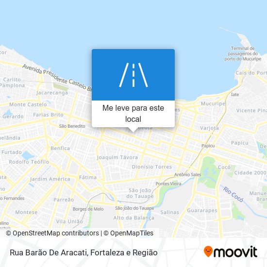 Rua Barão De Aracati mapa