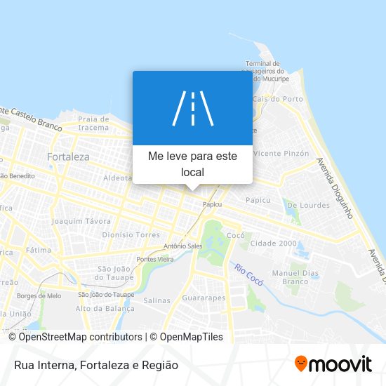 Rua Interna mapa