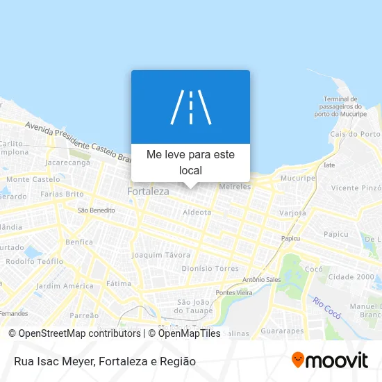 Rua Isac Meyer mapa