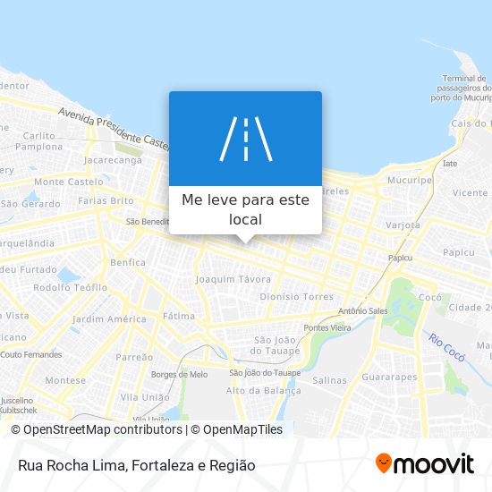 Rua Rocha Lima mapa