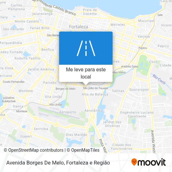 Avenida Borges De Melo mapa
