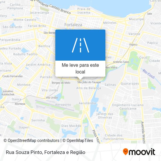 Rua Souza Pinto mapa