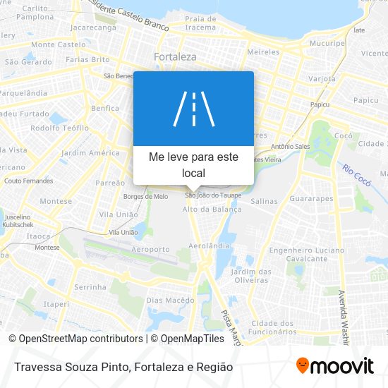 Travessa Souza Pinto mapa