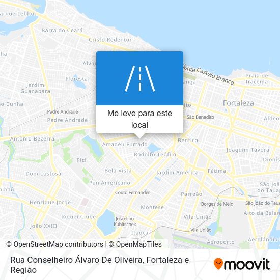 Rua Conselheiro Álvaro De Oliveira mapa
