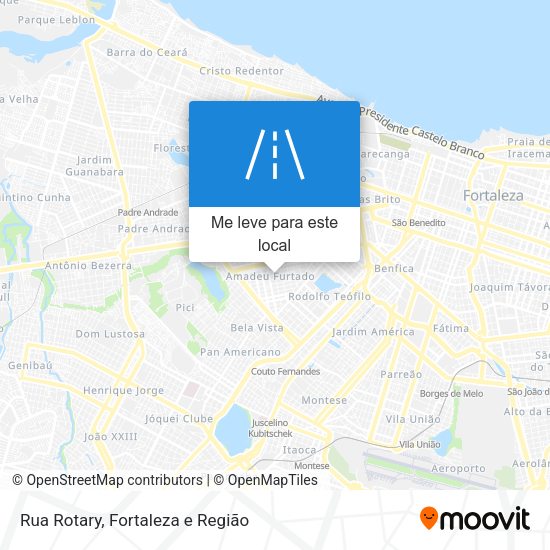 Rua Rotary mapa