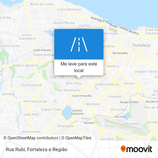 Rua Rubi mapa