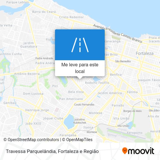 Travessa Parquelândia mapa