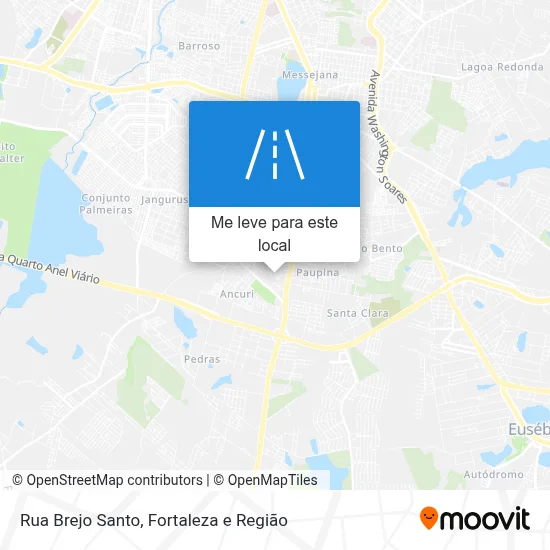 Rua Brejo Santo mapa