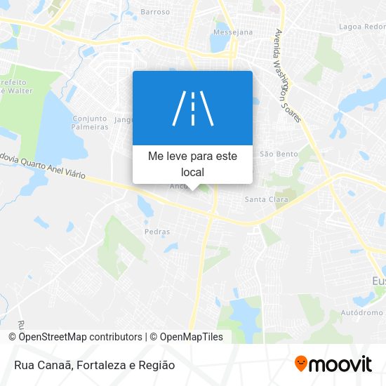 Rua Canaã mapa