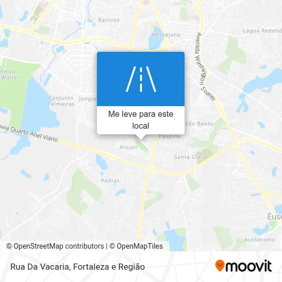 Rua Da Vacaria mapa