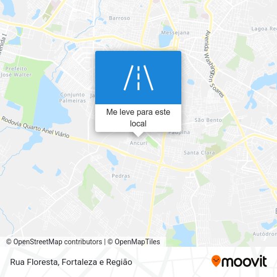 Rua Floresta mapa