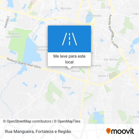 Rua Mangueira mapa