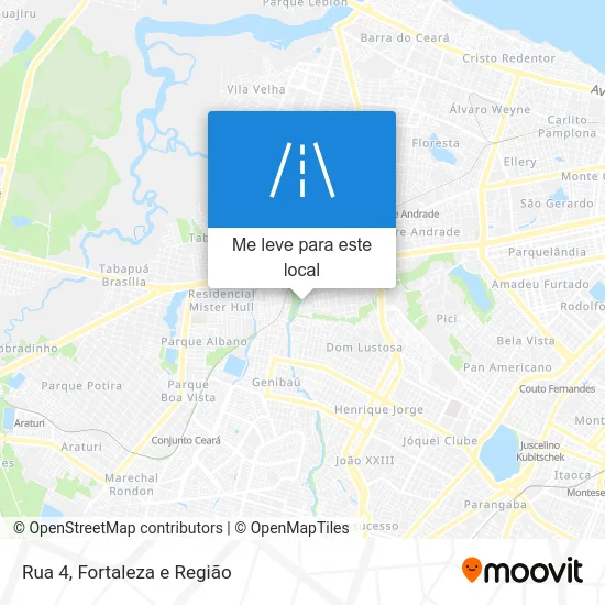 Rua 4 mapa