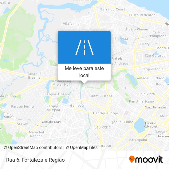 Rua 6 mapa