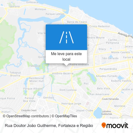 Rua Doutor João Guilherme mapa