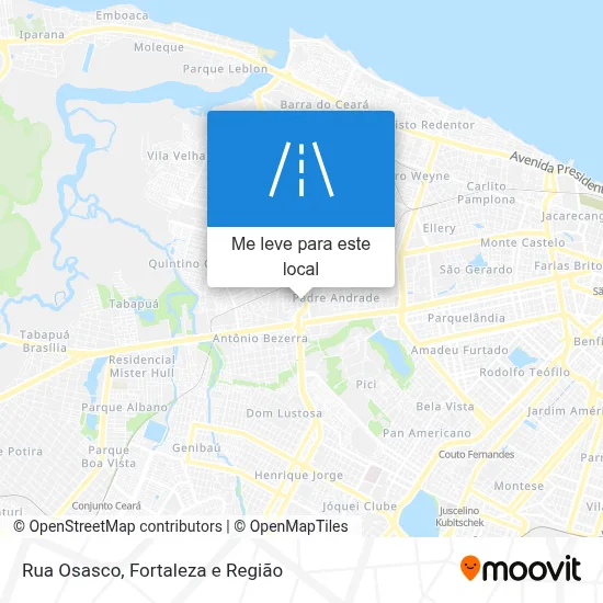 Rua Osasco mapa
