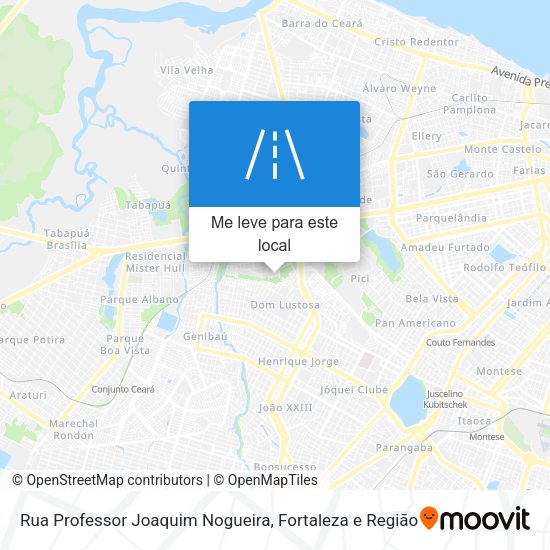 Rua Professor Joaquim Nogueira mapa